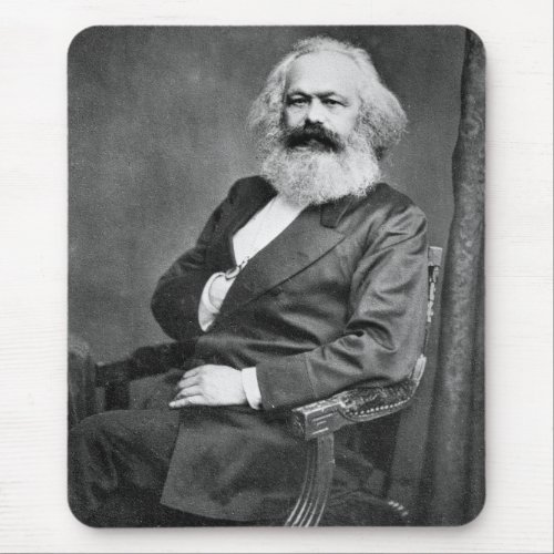 Portrait of Karl Marx Founder of Marxism Mouse Pad