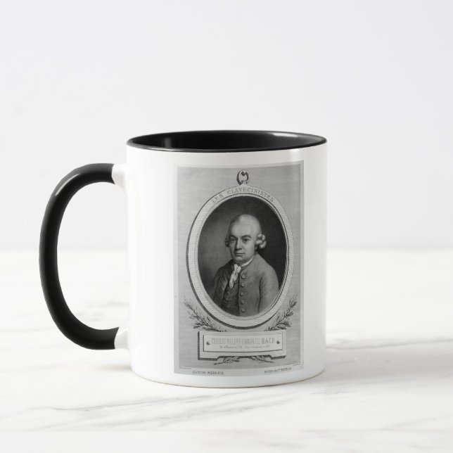 Portrait of Karl Philipp Emmanuel Bach Mug (Left)