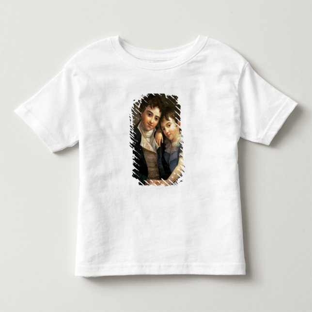 Portrait of Karl Thomas  and Franz Xaver Toddler T-shirt (Front)