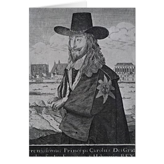 Portrait of King Charles I Cards (Front)