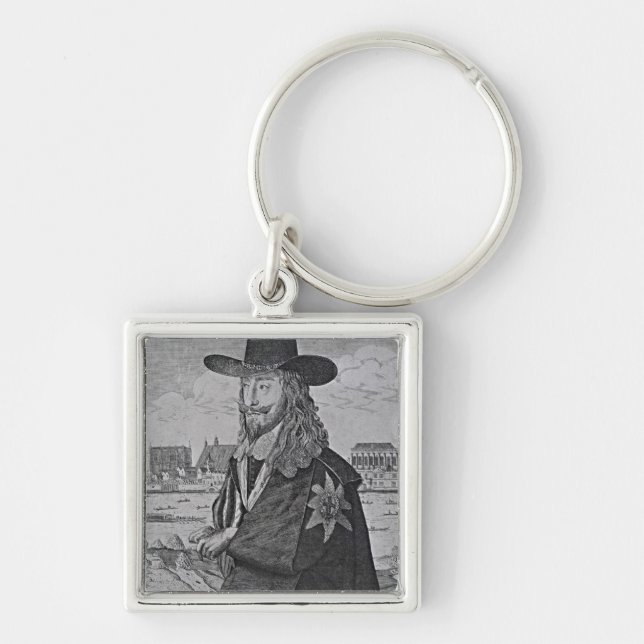 Portrait of King Charles I Keychain (Front)