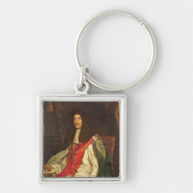 Portrait of King Charles II, c.1660-65 Keychain (Front)