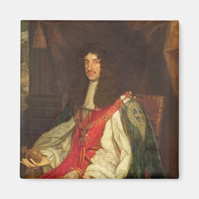 Portrait of King Charles II, c.1660-65 Magnet (Front)