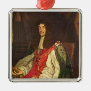 Portrait of King Charles II, c.1660-65 Metal Ornament
