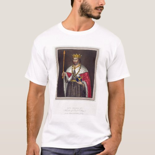 Portrait of King Edward II 1284_1327 Founder of T_Shirt