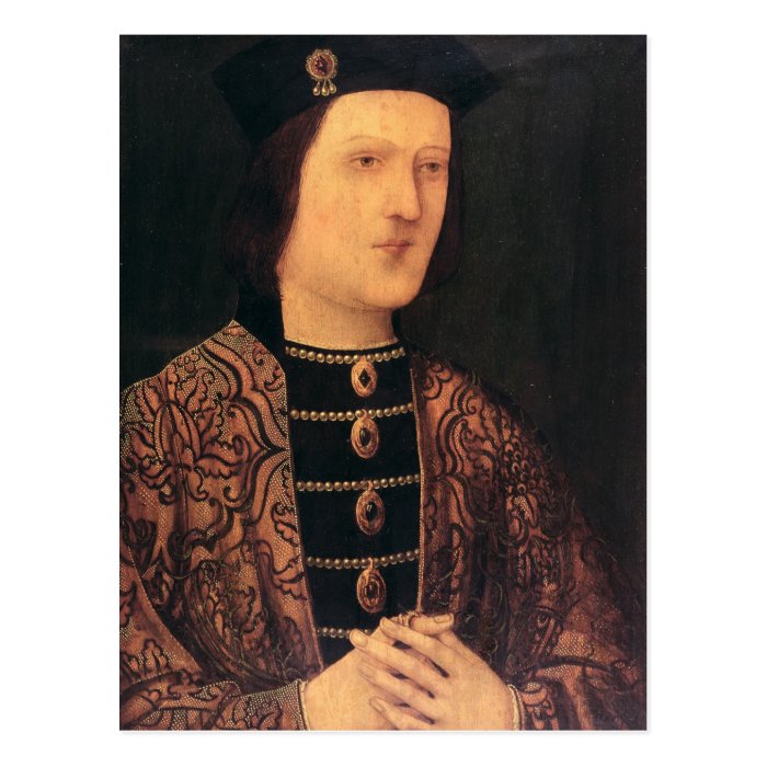 Portrait of King Edward IV of England Postcards