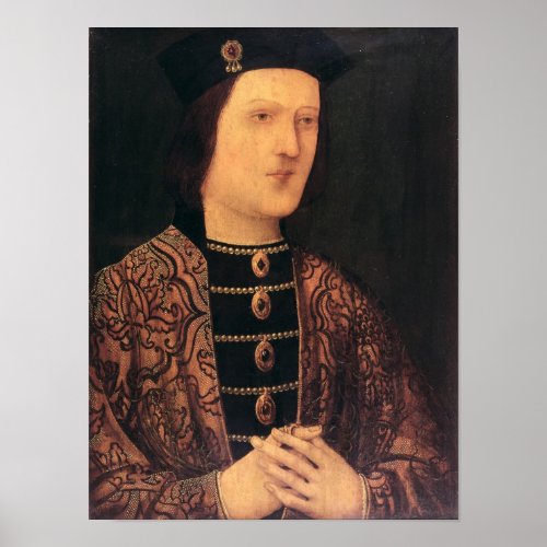 Portrait of King Edward IV of England Poster