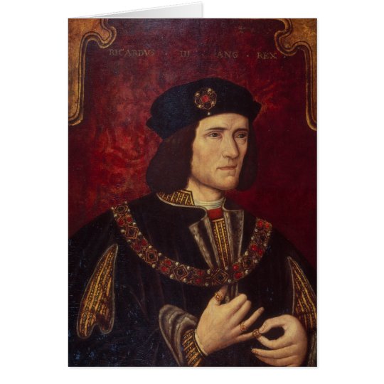 Portrait of King Richard III Card