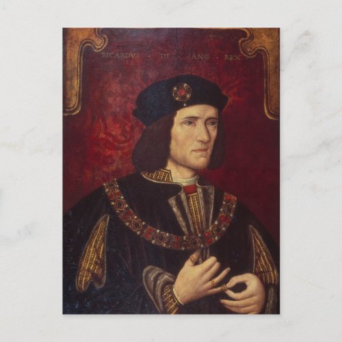 Portrait of King Richard III Postcard