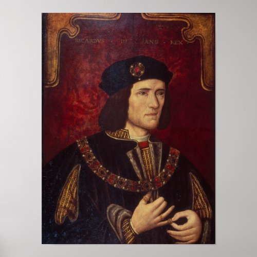 Portrait of King Richard III Poster