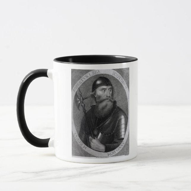 Portrait of King Robert I of Scotland Mug (Left)