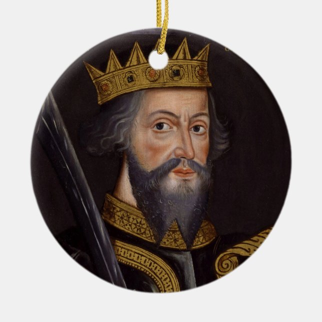 Portrait of King William I The Conqueror Ceramic Ornament (Front)