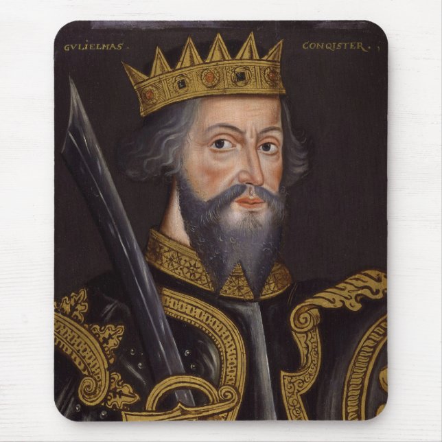 Portrait of King William I The Conqueror Mouse Pad (Front)