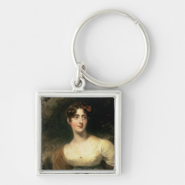Portrait of Lady Emily Harriet Wellesley-Pole Keychain (Front)