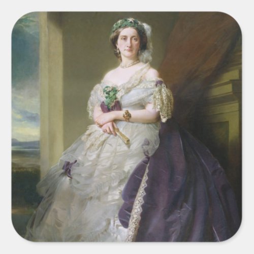 Portrait of Lady Middleton  1863 Square Sticker