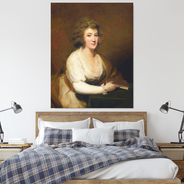  Portrait Of Lady Nasmyth Canvas Print (Insitu(Bedroom))