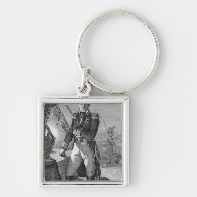 Portrait of Laurent de Gouvion Saint-Cyr Keychain (Front)