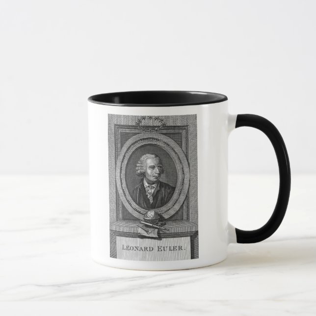 Portrait of Leonard Euler Mug (Right)