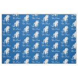 Portrait of Leonardo Da Vinci Fabric