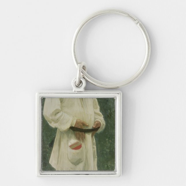 Portrait of Lev Tolstoy  1901 Keychain (Front)