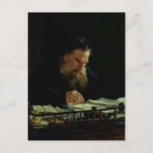 Portrait of Lev Tolstoy Postcard