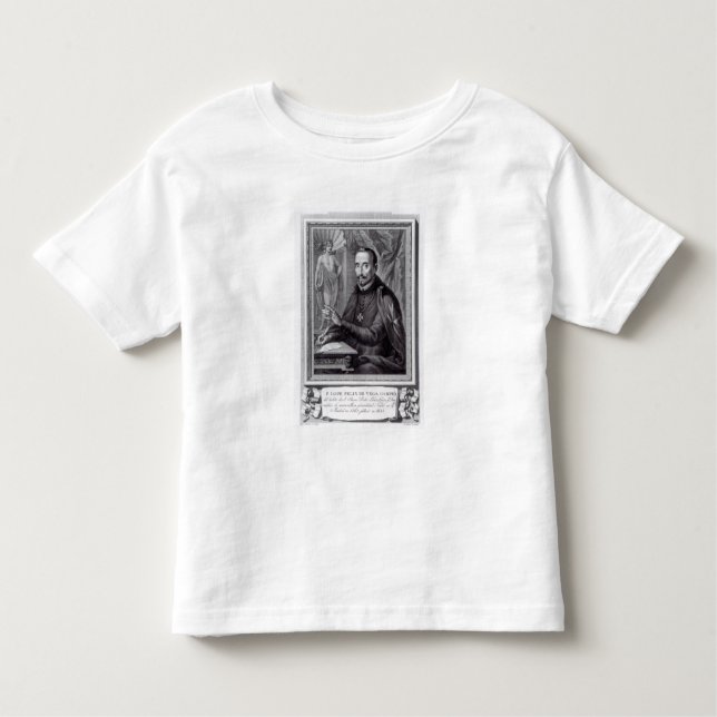 Portrait of Lope Felix de Vega Carpio Toddler T-shirt (Front)