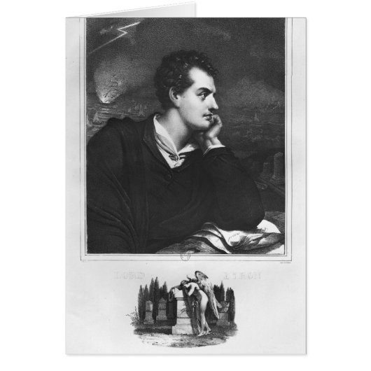 Portrait of Lord Byron Cards (Front)
