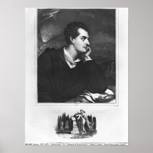 Portrait of Lord Byron Poster