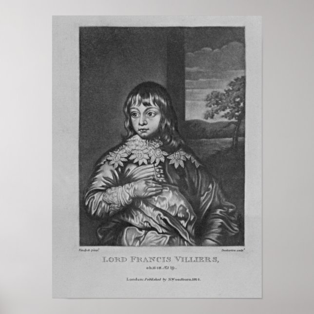 Portrait of Lord Francis Villiers Poster (Front)