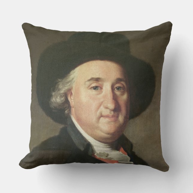 Portrait of Lorenzo di Credi, 1488 (oil on panel) Throw Pillow (Front)