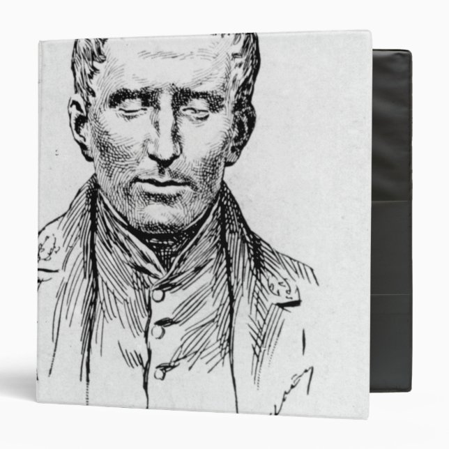 Portrait of Louis Braille Binder (Front/Inside)