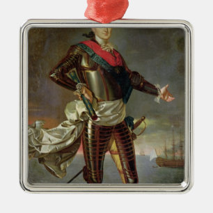 Portrait of Louis-Jean-Marie de Bourbon Metal Ornament