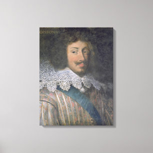 Portrait of Louis of Bourbon Count of Soissons Canvas Print