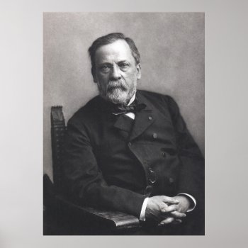 Portrait Of Louis Pasteur By Nadar (date Pre-1885) Poster by allphotos at Zazzle