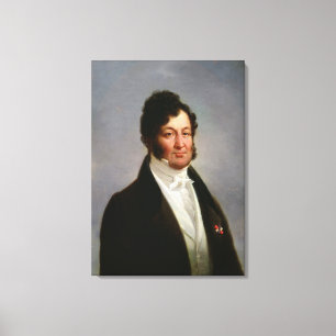 Portrait of Louis-Philippe  King of France Canvas Print