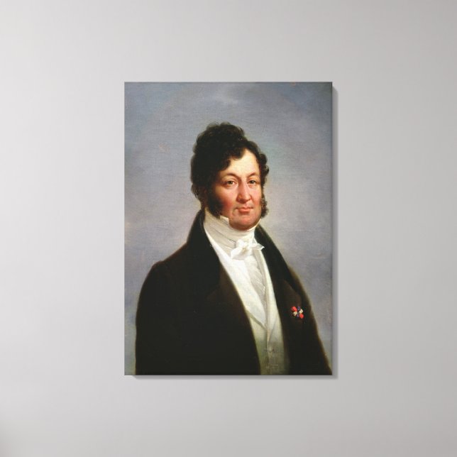 Portrait of Louis-Philippe  King of France Canvas Print (Front)