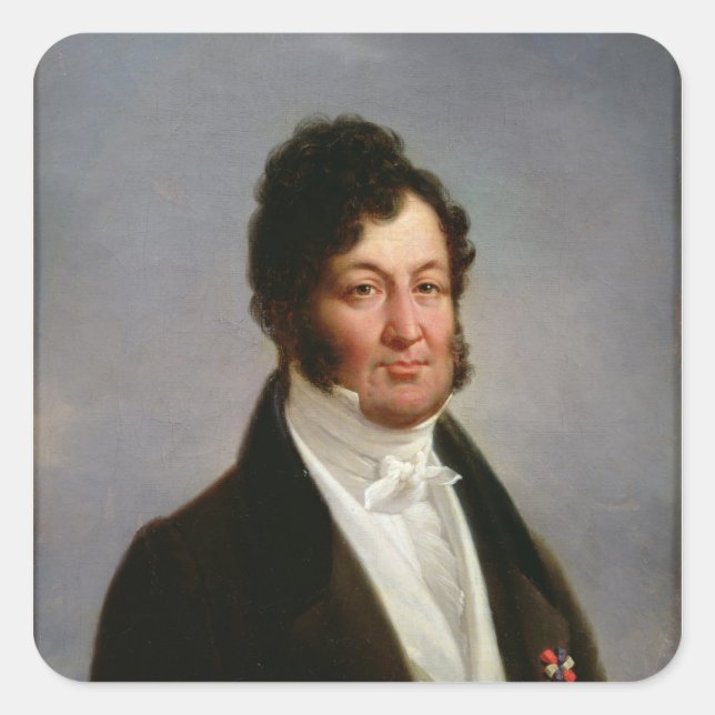 Portrait of Louis-Philippe  King of France Square Sticker (Front)
