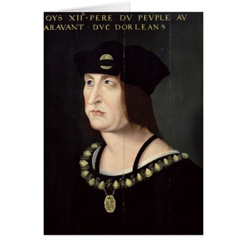 Portrait of Louis XII  King of France