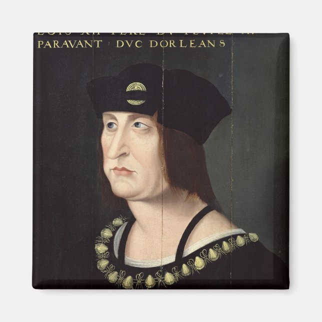Portrait of Louis XII  King of France Magnet (Front)