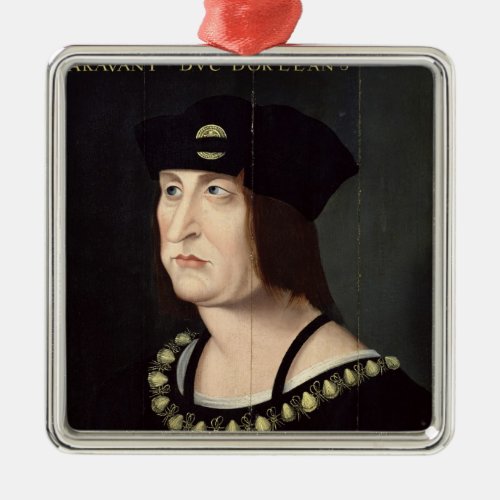 Portrait of Louis XII  King of France Metal Ornament