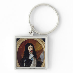 Portrait of Louis XIII after 1610 Keychain