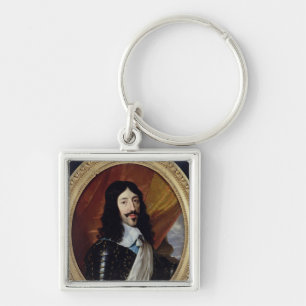 Portrait of Louis XIII after 1610 Keychain