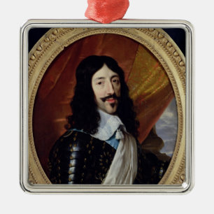 Portrait of Louis XIII after 1610 Metal Ornament