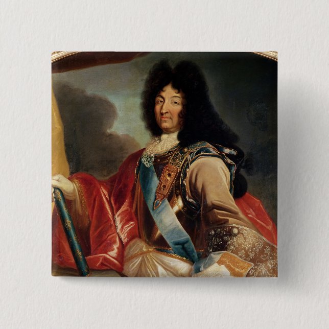 Portrait of Louis XIV 2 Button (Front)