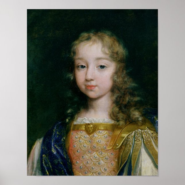 Portrait of Louis XIV as a child Poster (Front)