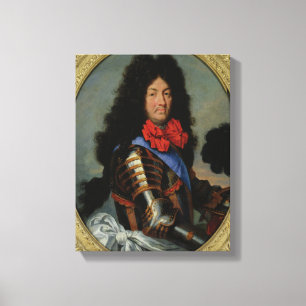 Portrait of Louis XIV Canvas Print