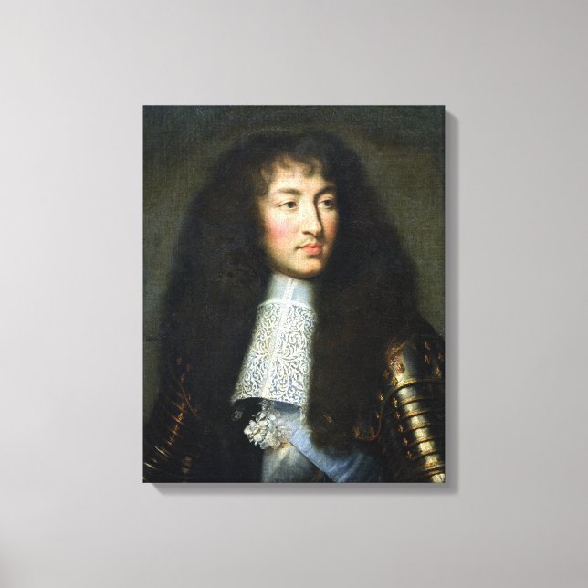 Portrait of Louis XIV Canvas Print (Front)