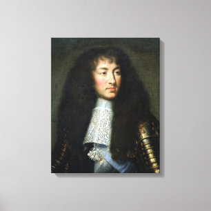 Portrait of Louis XIV Canvas Print