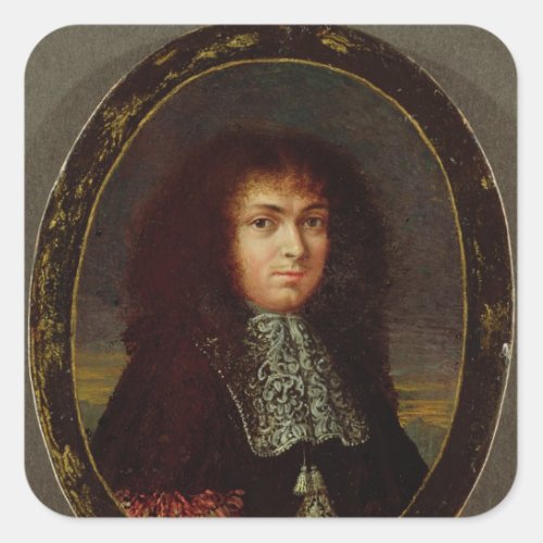 Portrait of Louis XIV Square Sticker