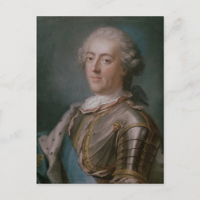 Portrait of Louis XV  King of France Postcard (Front)